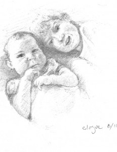 Hannah and Wes Drawing 8-110001